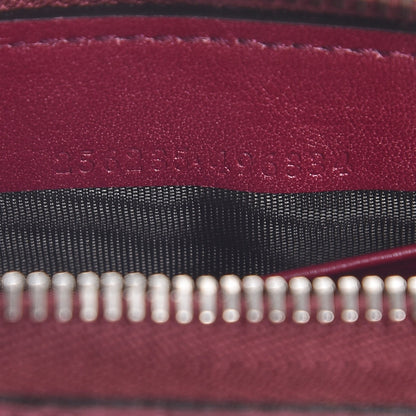 Gucci Crocodile Zip Around Card Case Cherry Gloss 7 of 8