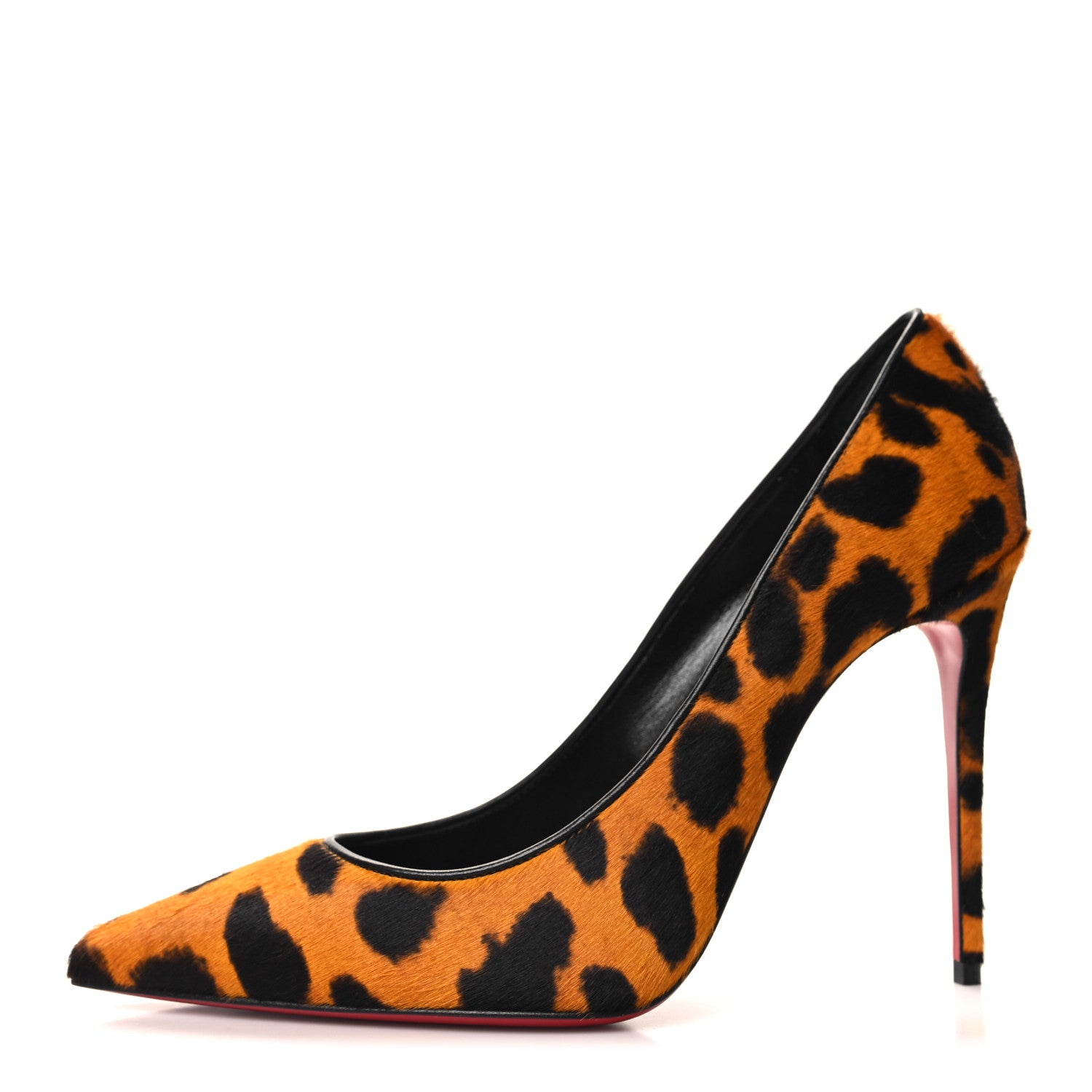 Christian Louboutin Calf Hair Leopard Kate 100 Pumps 38 Spicy 1 of 8