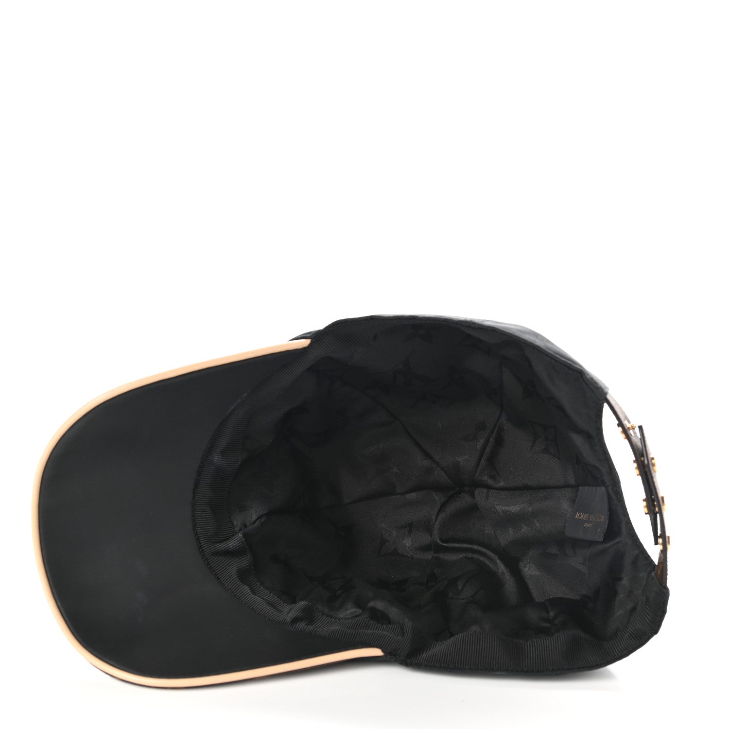 Louis Vuitton Polyester Silk Monogram LV Get Ready Cap L Black 7 of 8