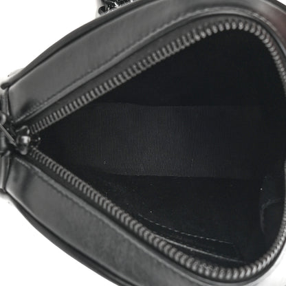 Saint Laurent Calfskin Matelasse Chevron Round Vinyle Camera Bag Black 5 of 11