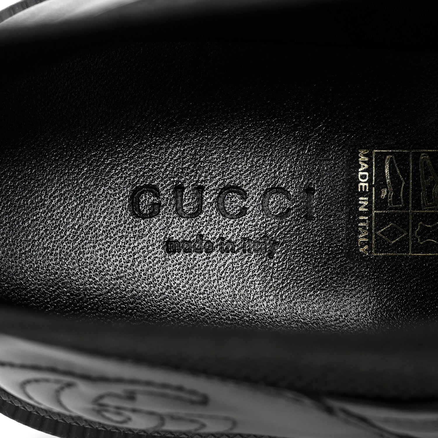 Gucci Calfskin Nappa Matelasse Frances Chelsea Boots 39 Black 8 of 8