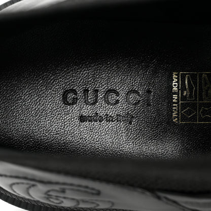 Gucci Calfskin Nappa Matelasse Frances Chelsea Boots 39 Black 8 of 8