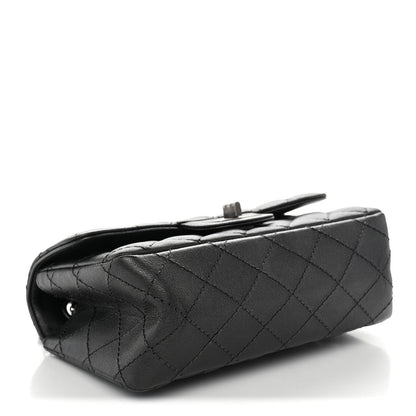 Chanel Metallic Sheepskin Quilted 2.55 Reissue Mini Flap Dark Grey 4 of 11
