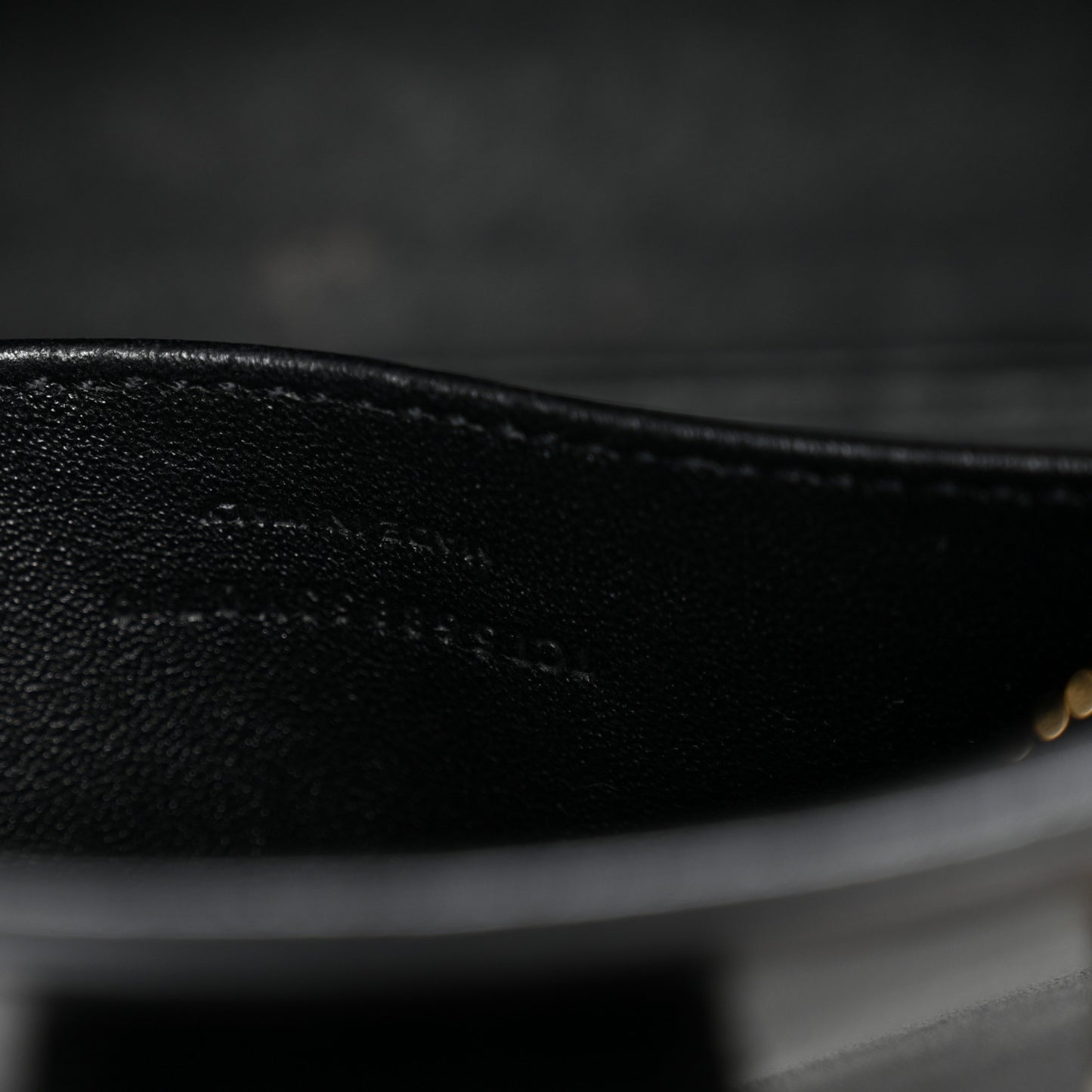 Calfskin Monogram Baby Cabas Black