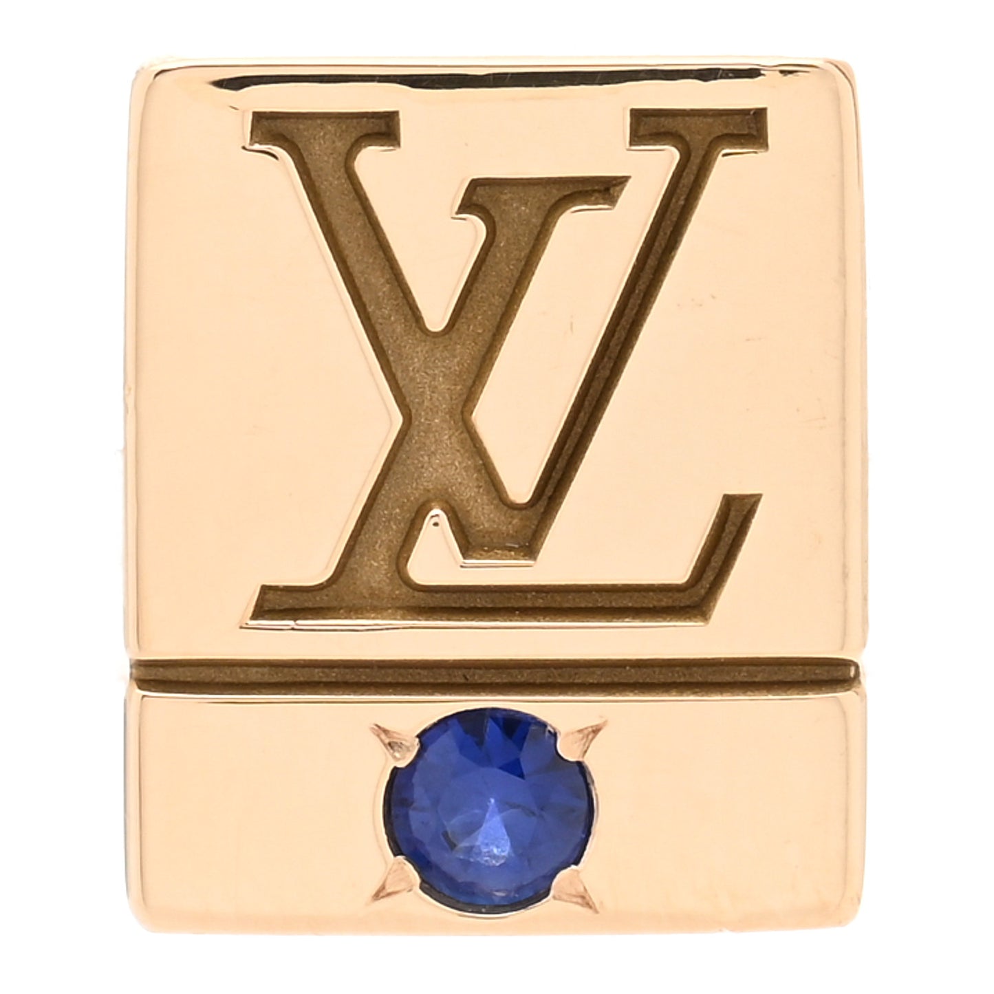 10K Yellow Gold Blue Sapphire Employee Pin