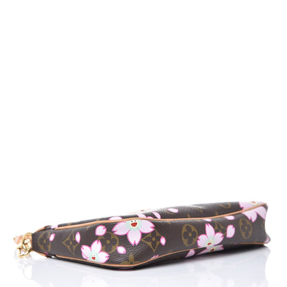 Louis Vuitton Monogram Cherry Blossom Pochette Accessories Brown 4 of 10