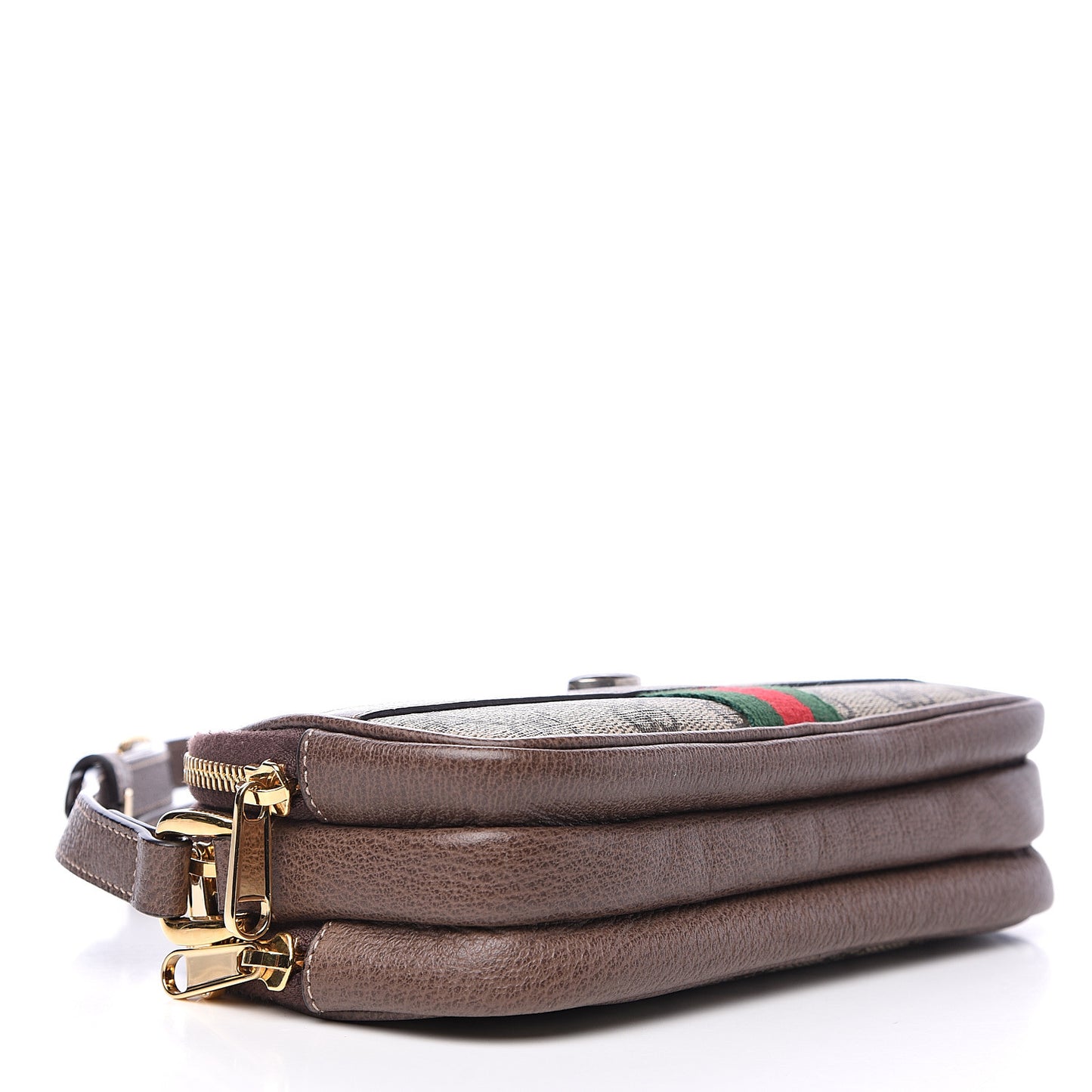 GG Supreme Monogram Web Mini Ophidia GG Bag Brown