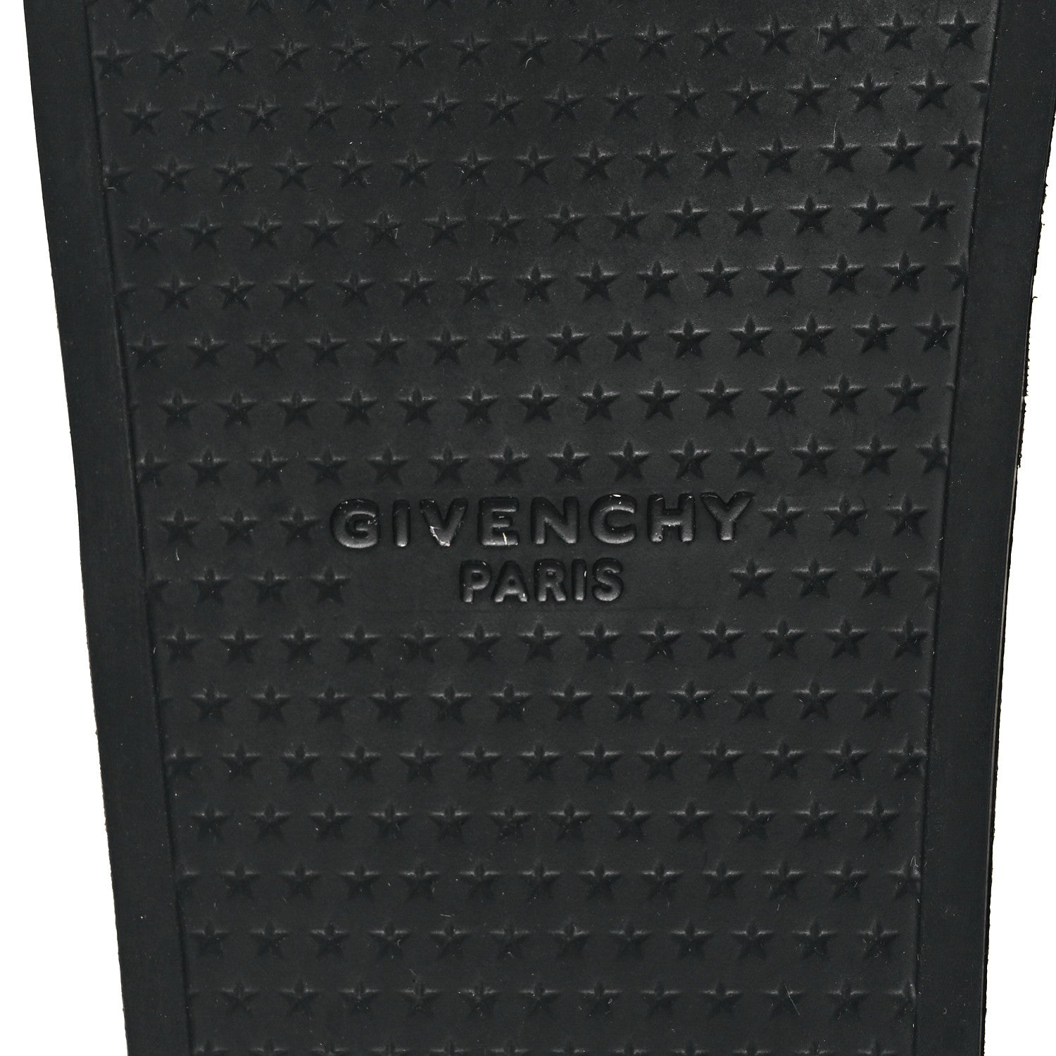 Givenchy Rubber Logo Marble Effect Mens Pool Slide Sandals 42 Black Yellow 6 of 8