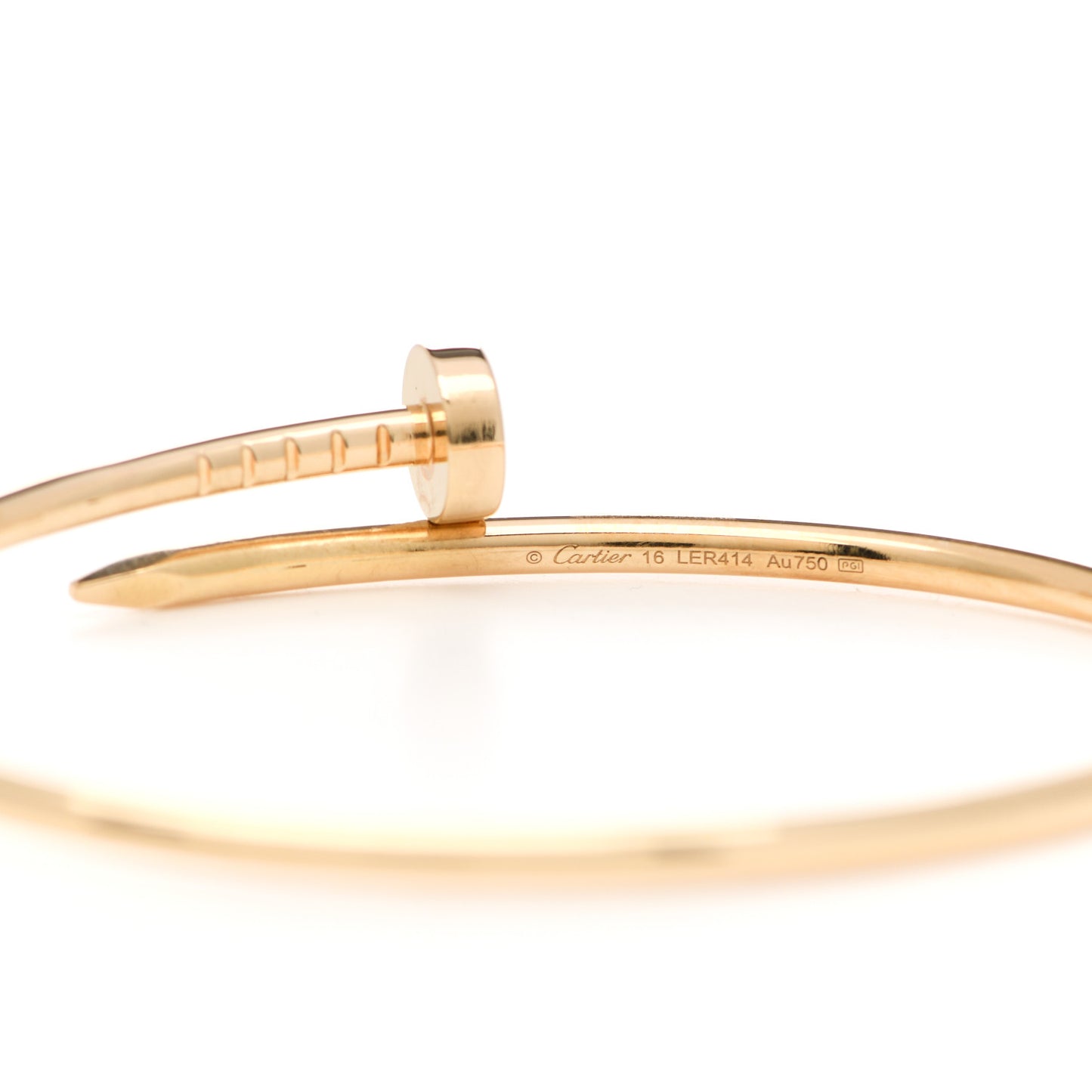 18K Yellow Gold Small Juste Un Clou Bracelet 16