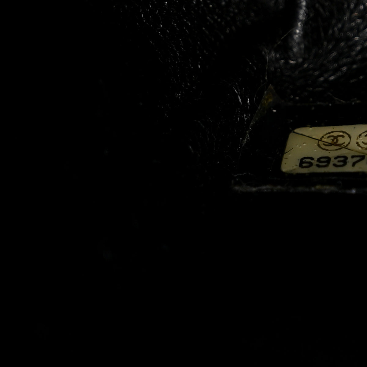 Pony Hair Stitched Chocolate Bar Shopping Tote Black