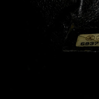 Chanel Pony Hair Stitched Chocolate Bar Shopping Tote Black 8 of 11