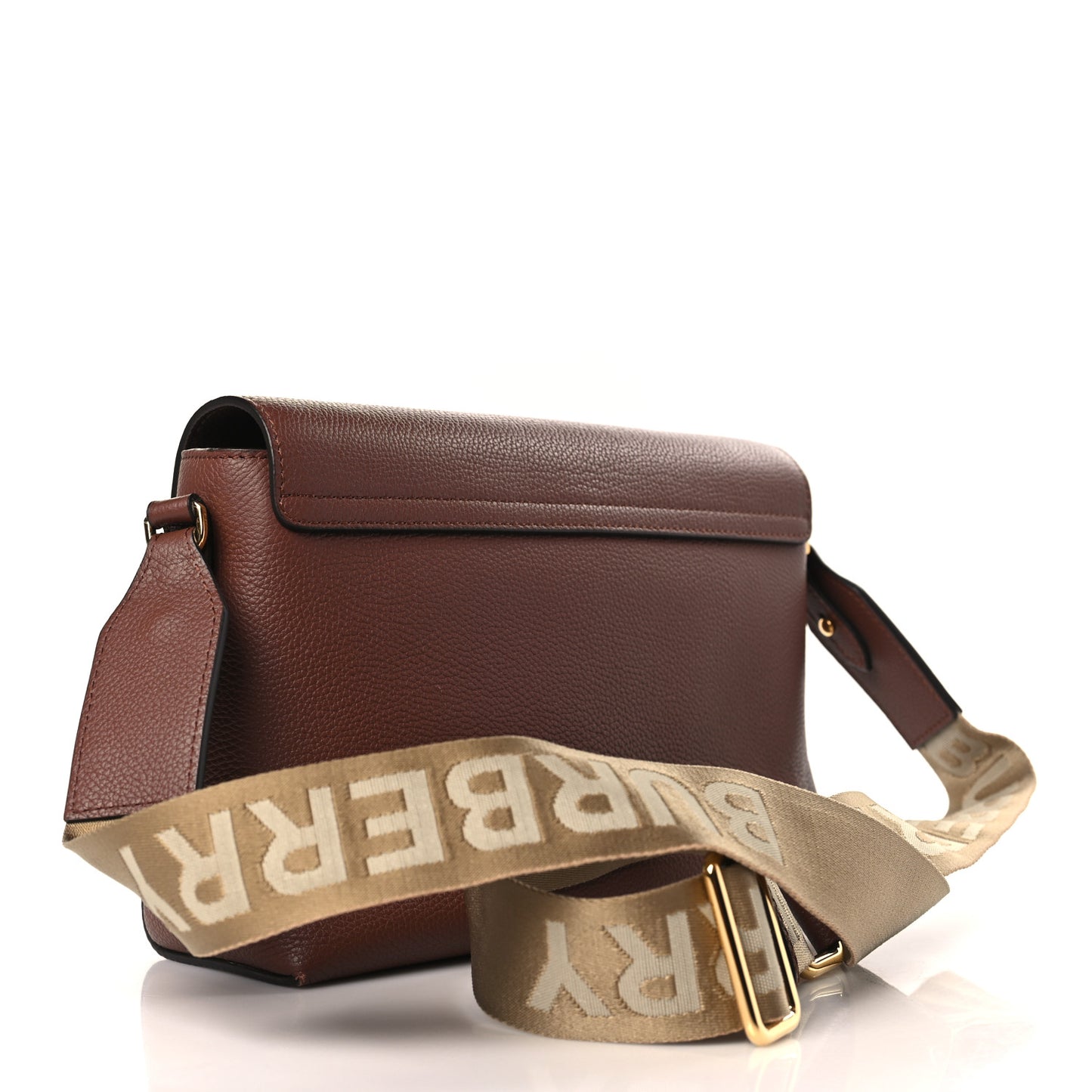Calfskin Vintage Check Note Crossbody Bag Tan