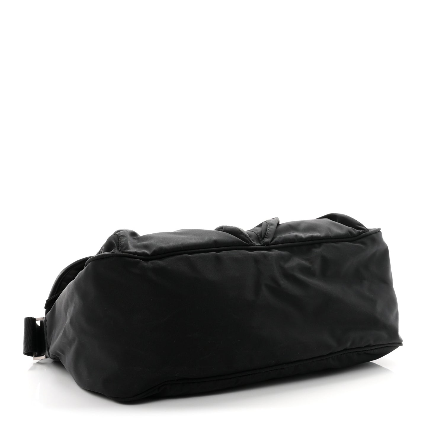 Nylon Vela Sport Messenger Bag Black