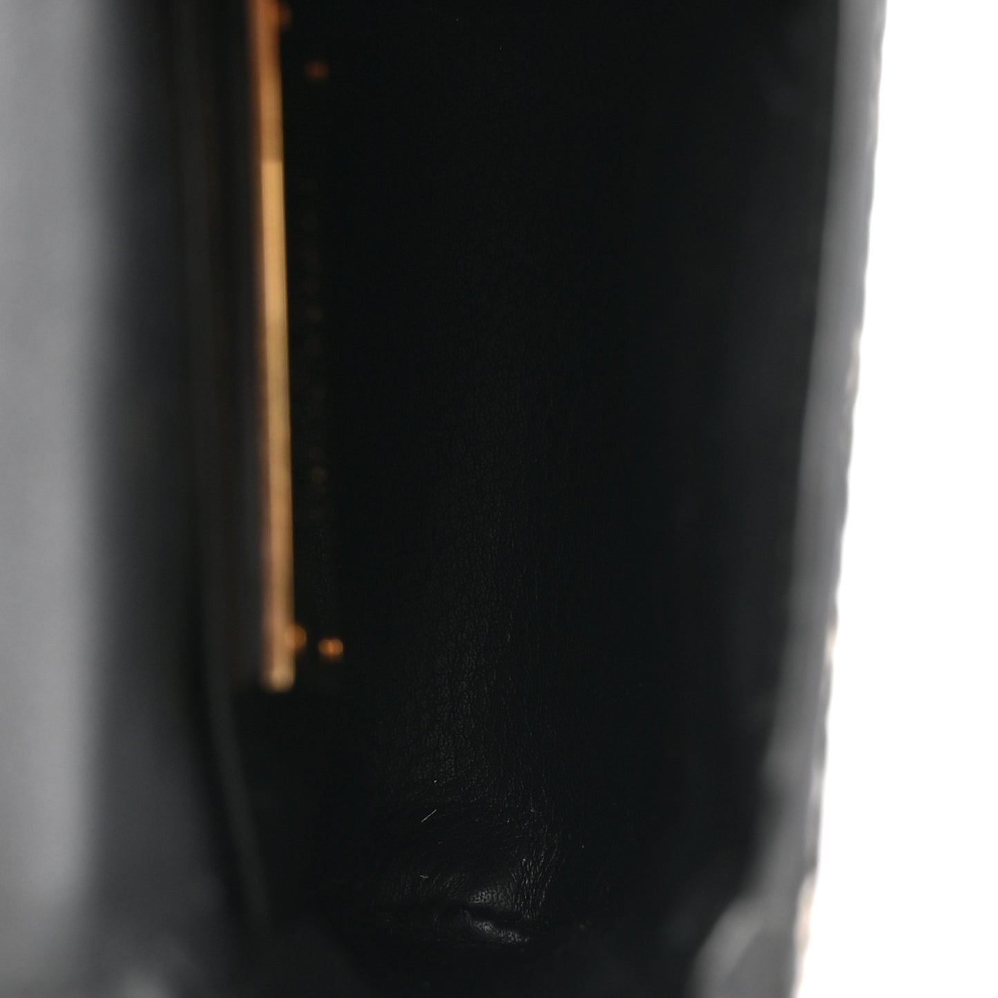 Snakeskin Grainy Calfskin Oblong Belt Bag Black