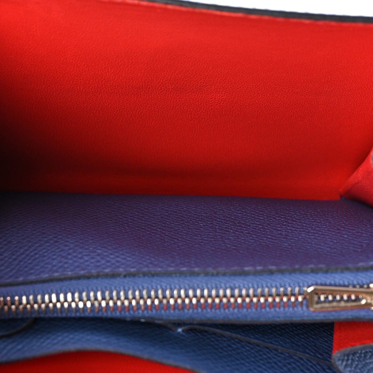 Epsom Verso Constance Short Wallet Bleu Brighton Rouge Pivoine