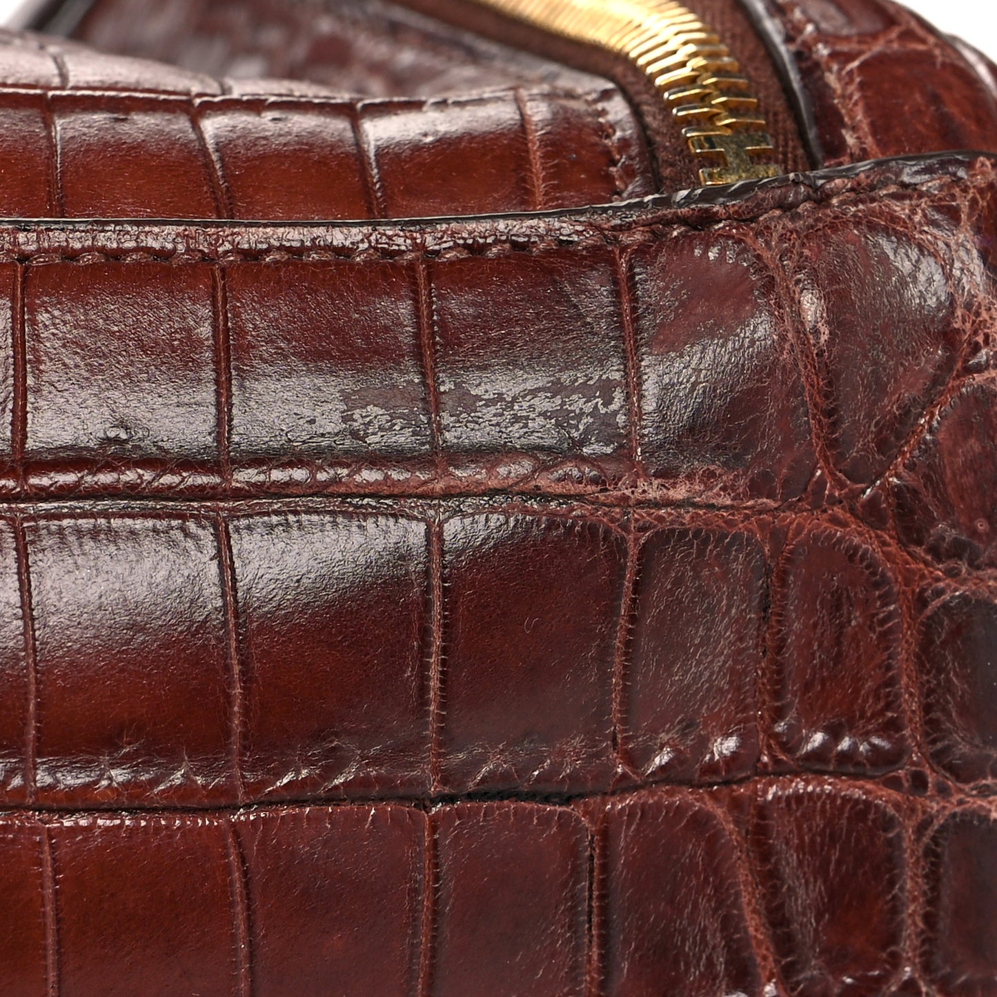 Matte Niloticus Crocodile Lindy 30 Miel
