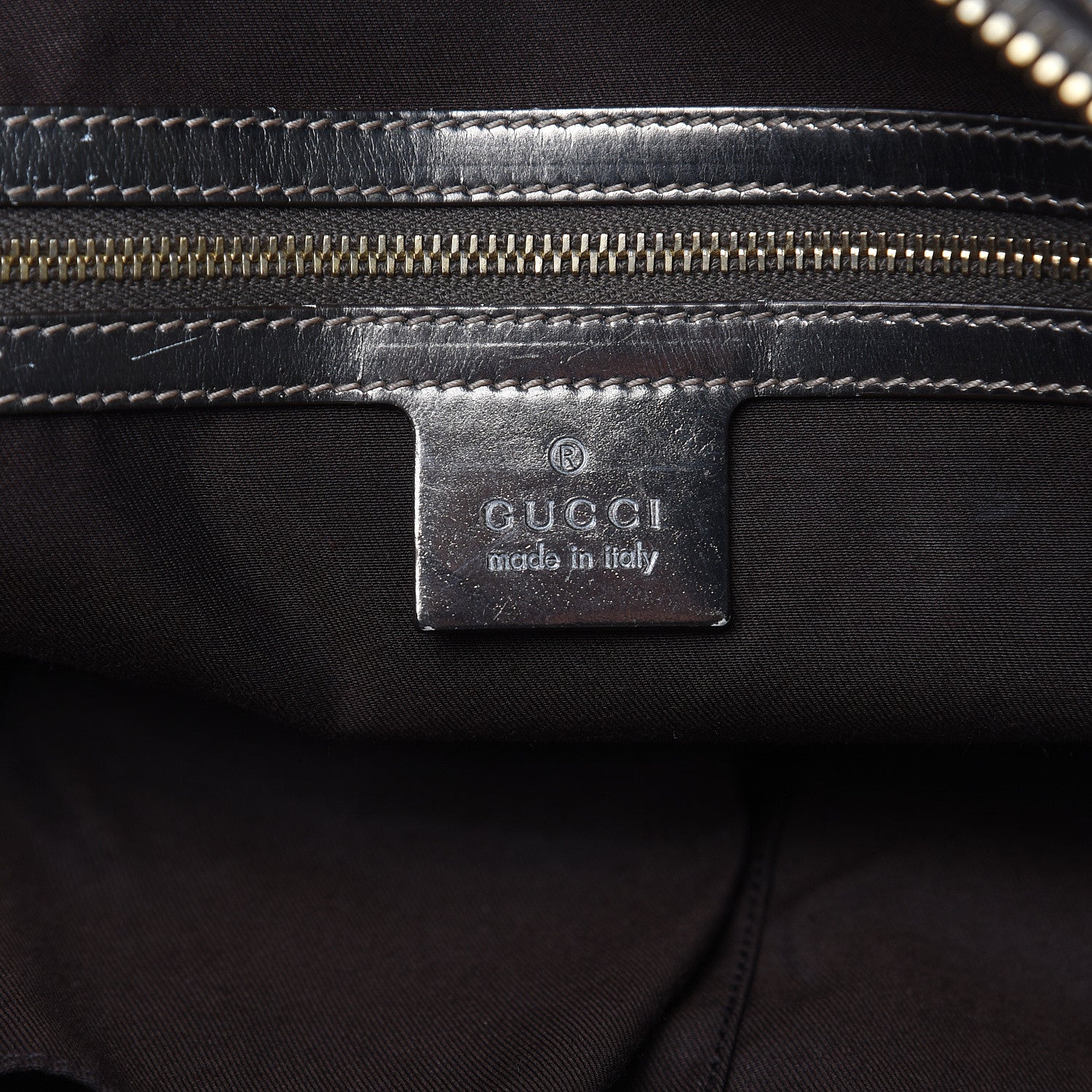 Gucci Monogram Pop Bamboo Top Handle Tote Pewter 6 of 17