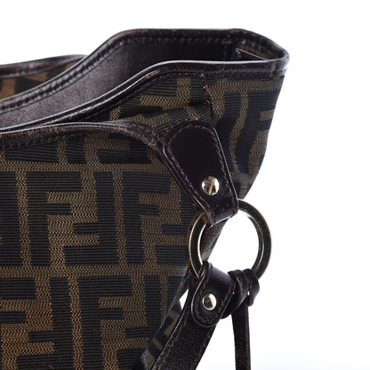 Fendi Zucca Small Chef Shopping Tote Tobacco Moro 23 of 24