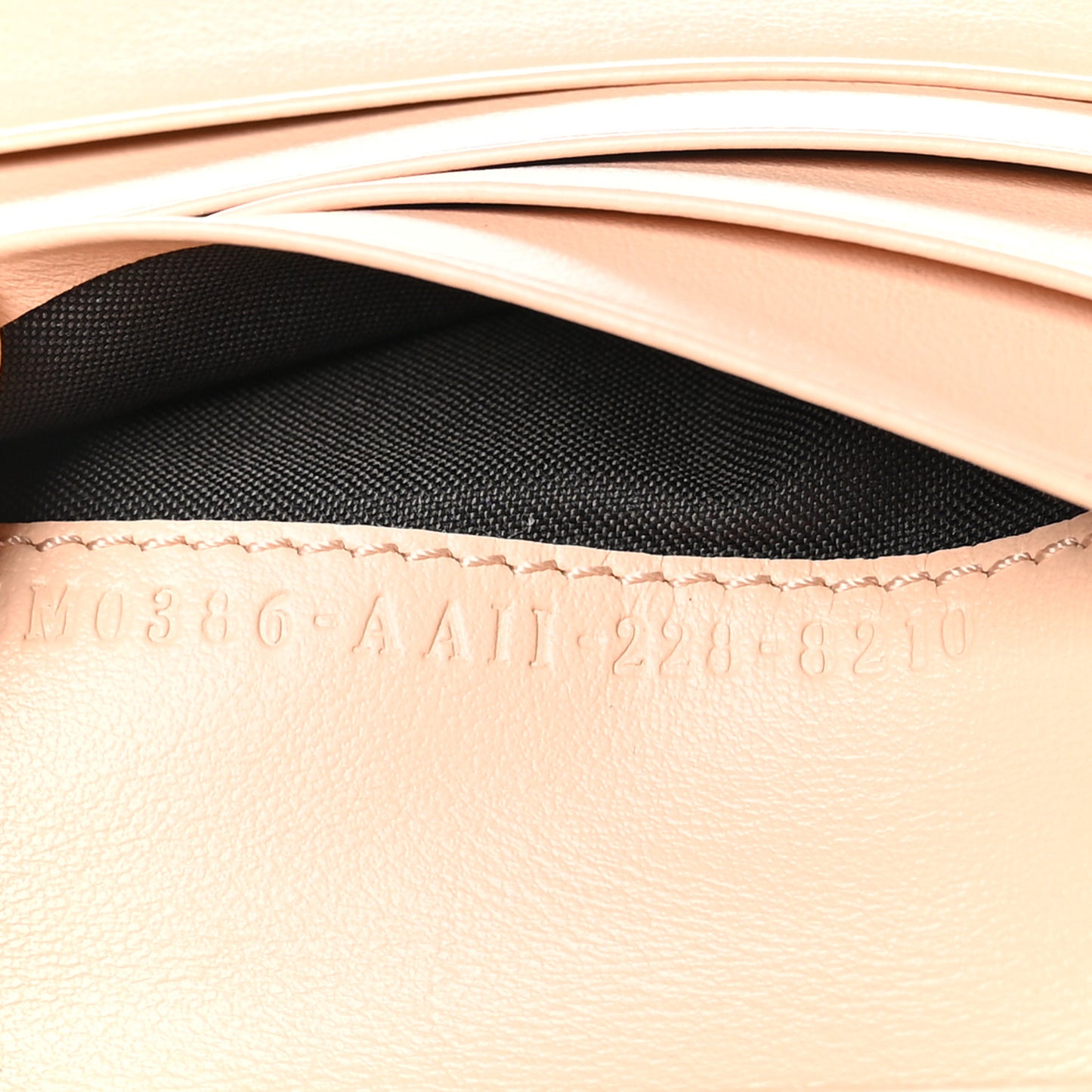 Vitello Soft F is Fendi Bi-Color FF 1974 Embossed Compact Wallet  Maya Black Light Rose