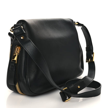 Tom Ford Calfskin Medium Jennifer Crossbody Bag Black 2 of 6