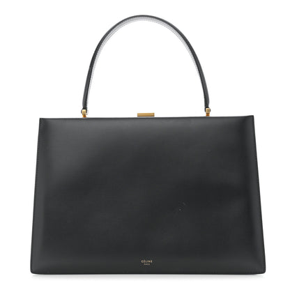 Celine Box Calfskin Medium Clasp Bag Black 1 of 9