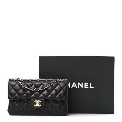 Chanel Lambskin Quilted Small Double Flap Black 12 of 12