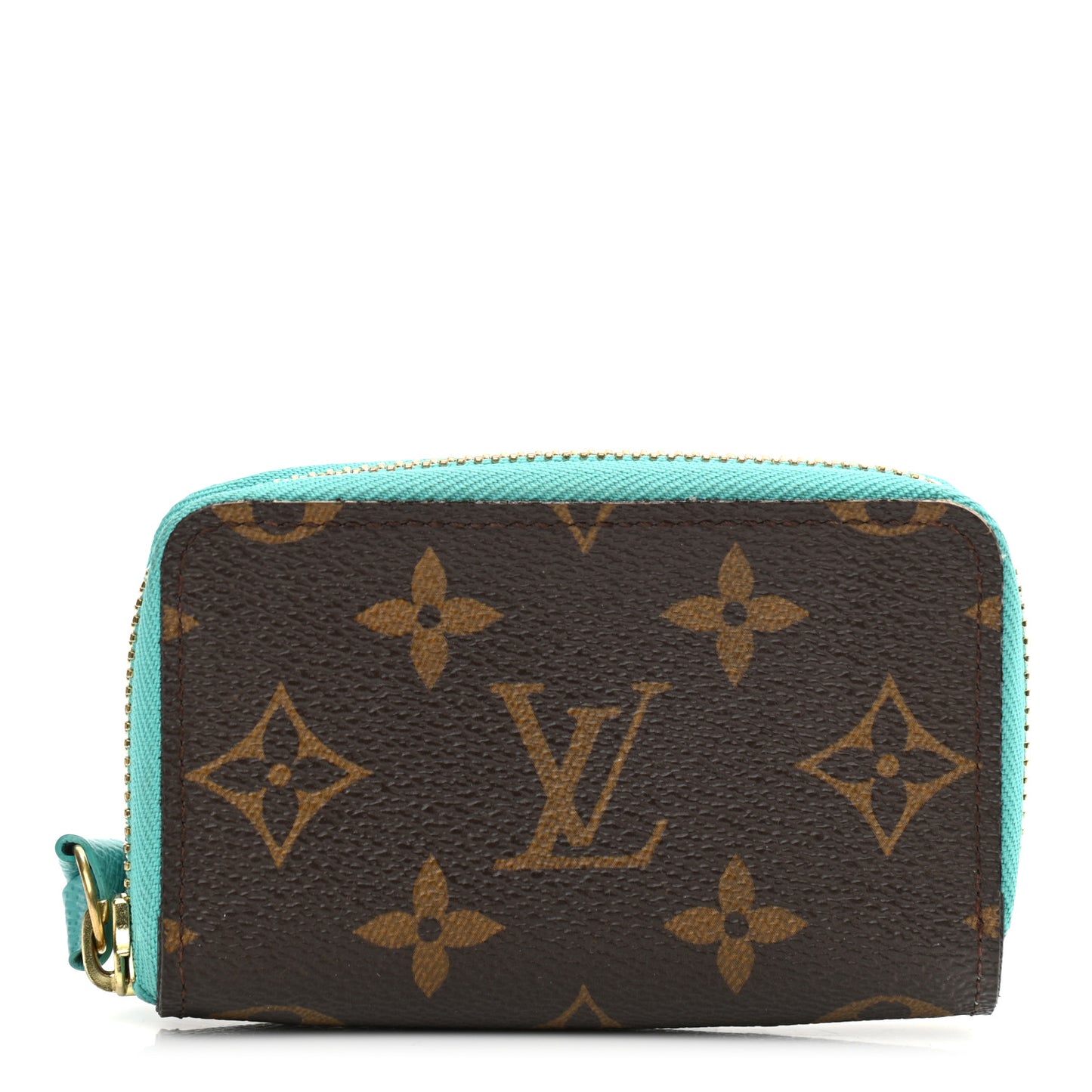 Monogram Zippy Multicartes Turquoise