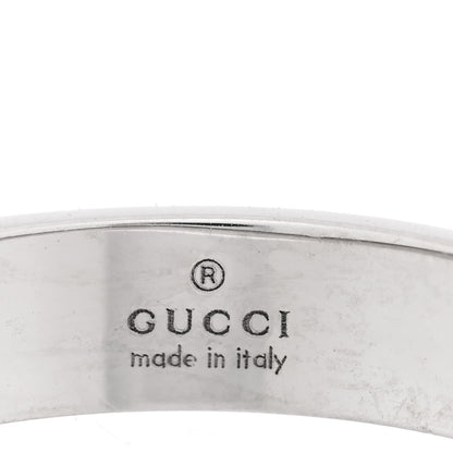 Gucci 18K White Gold 4mm Icon Thin Band Ring 52 6 4 of 4