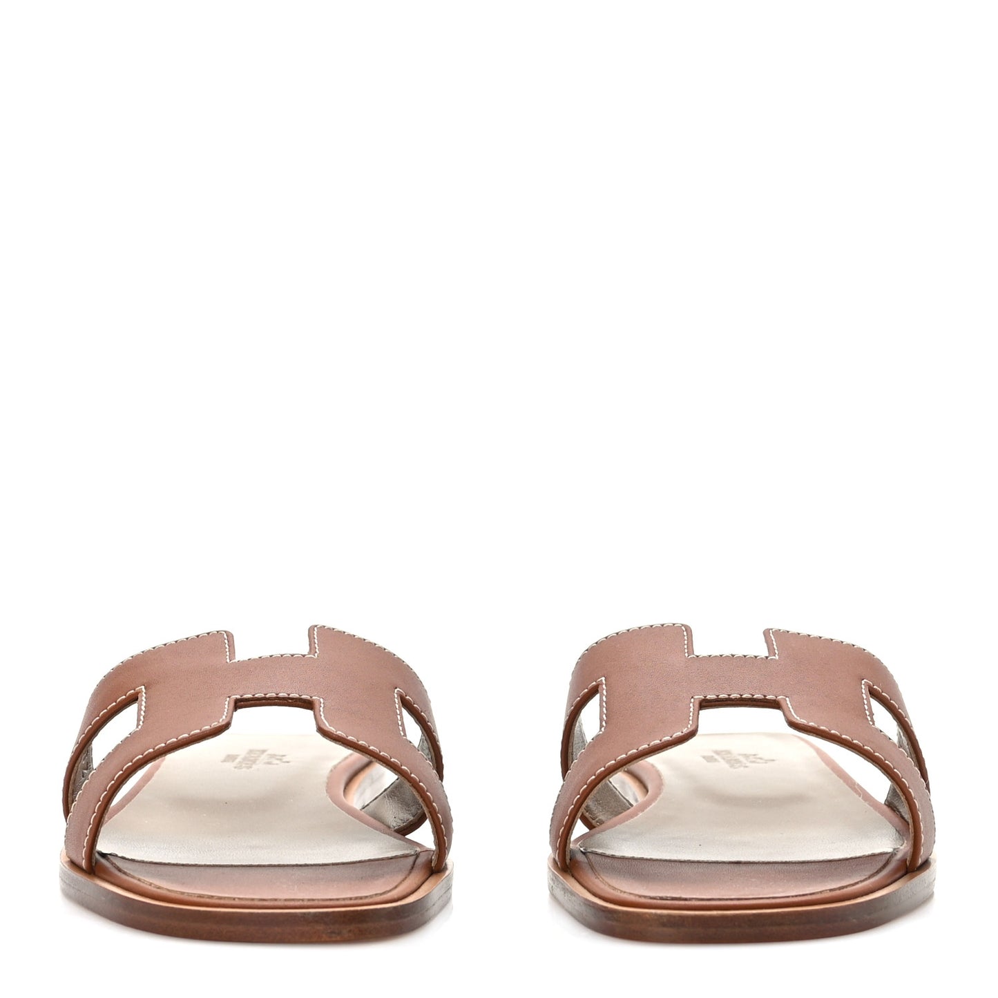 Box Calfskin Oran Sandals 35 Gold