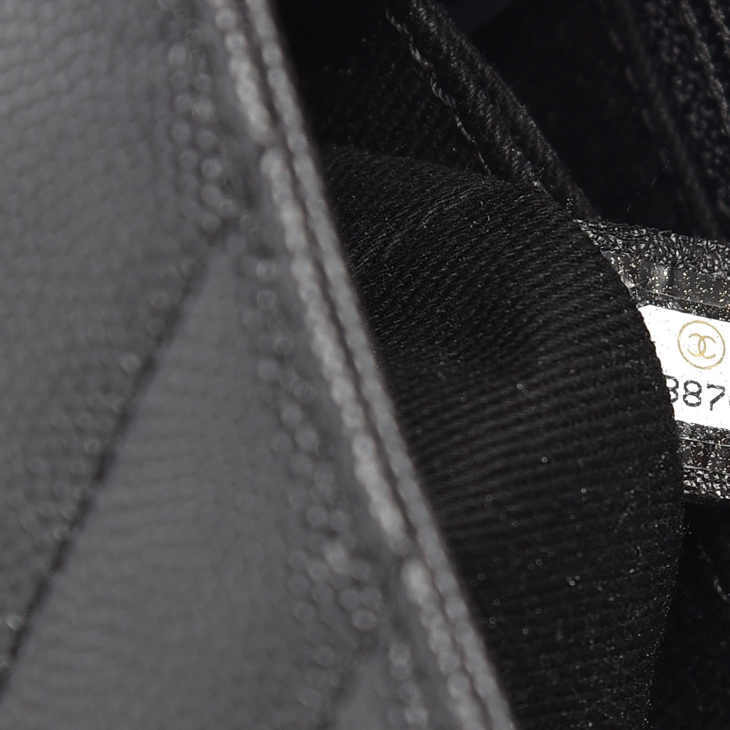 Chanel Caviar Chevron Quilted Mini Coco Handle Flap Dark Grey 7 of 10