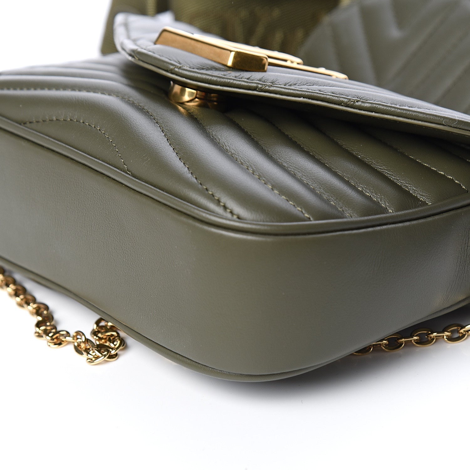 Louis Vuitton Calfskin New Wave Multi Pochette Kaki 7 of 8