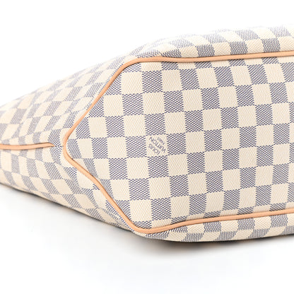 Louis Vuitton Damier Azur Delightful MM Rose Ballerine 8 of 9