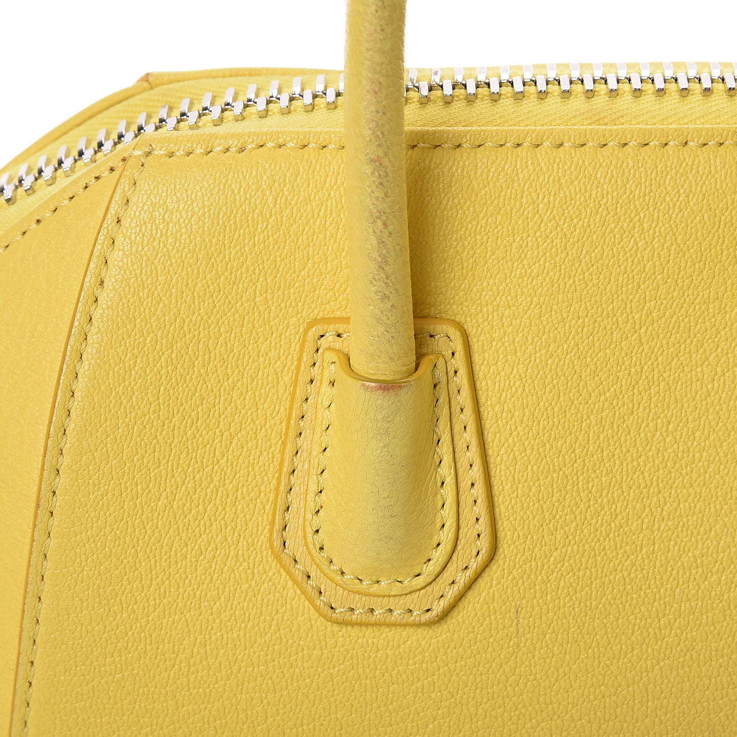 Sugar Goatskin Mini Antigona Yellow