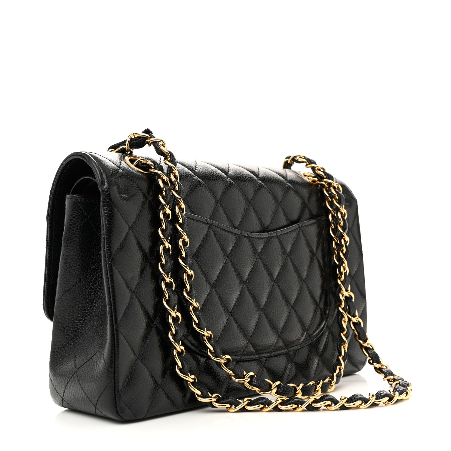 Chanel Caviar Quilted Medium Double Flap Black 3 of 11