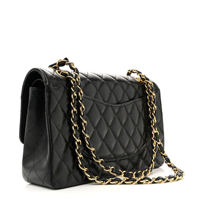 Chanel Caviar Quilted Medium Double Flap Black 3 of 11
