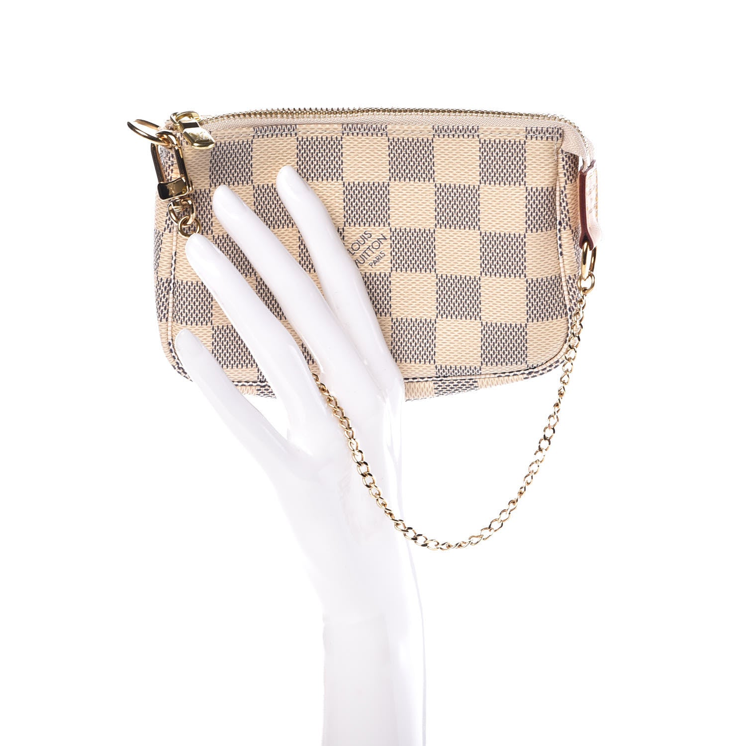 Louis Vuitton Damier Azur Mini Pochette Accessories 2 of 8