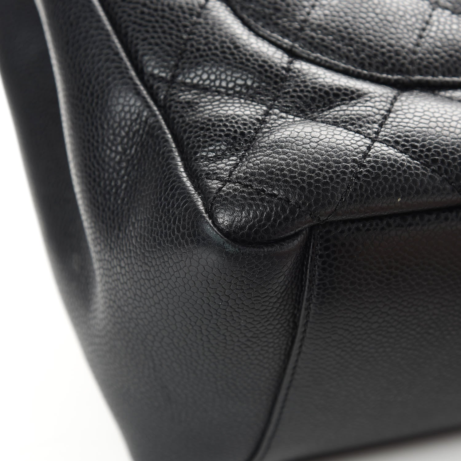 Chanel Caviar Quilted Grand Shopping Tote GST Black 12 of 14