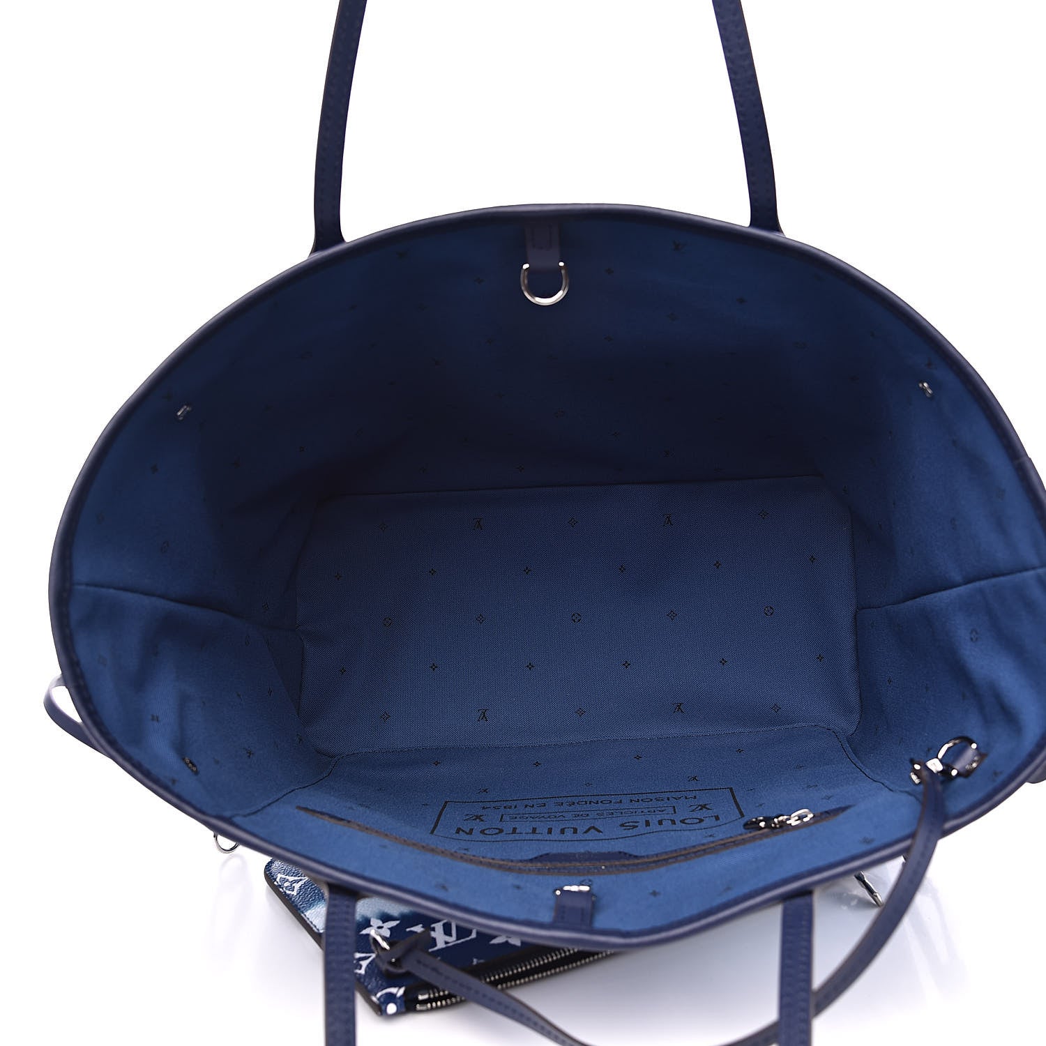 Louis Vuitton Monogram Escale Neverfull MM Blue 5 of 9