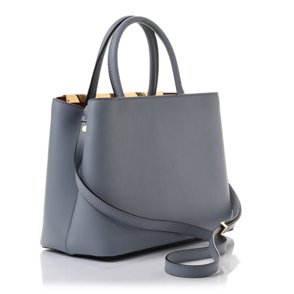 Fendi Vitello Dolce Petite 2Jours Tote Powder Ribes 2 of 10