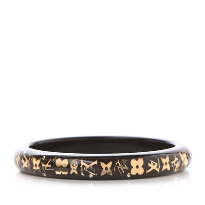 Louis Vuitton Resin Swarovski Inclusion Bracelet PM Marron 3 of 4