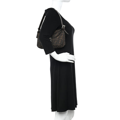 Fendi Zucca Baguette Double Flap Tobacco 2 of 11