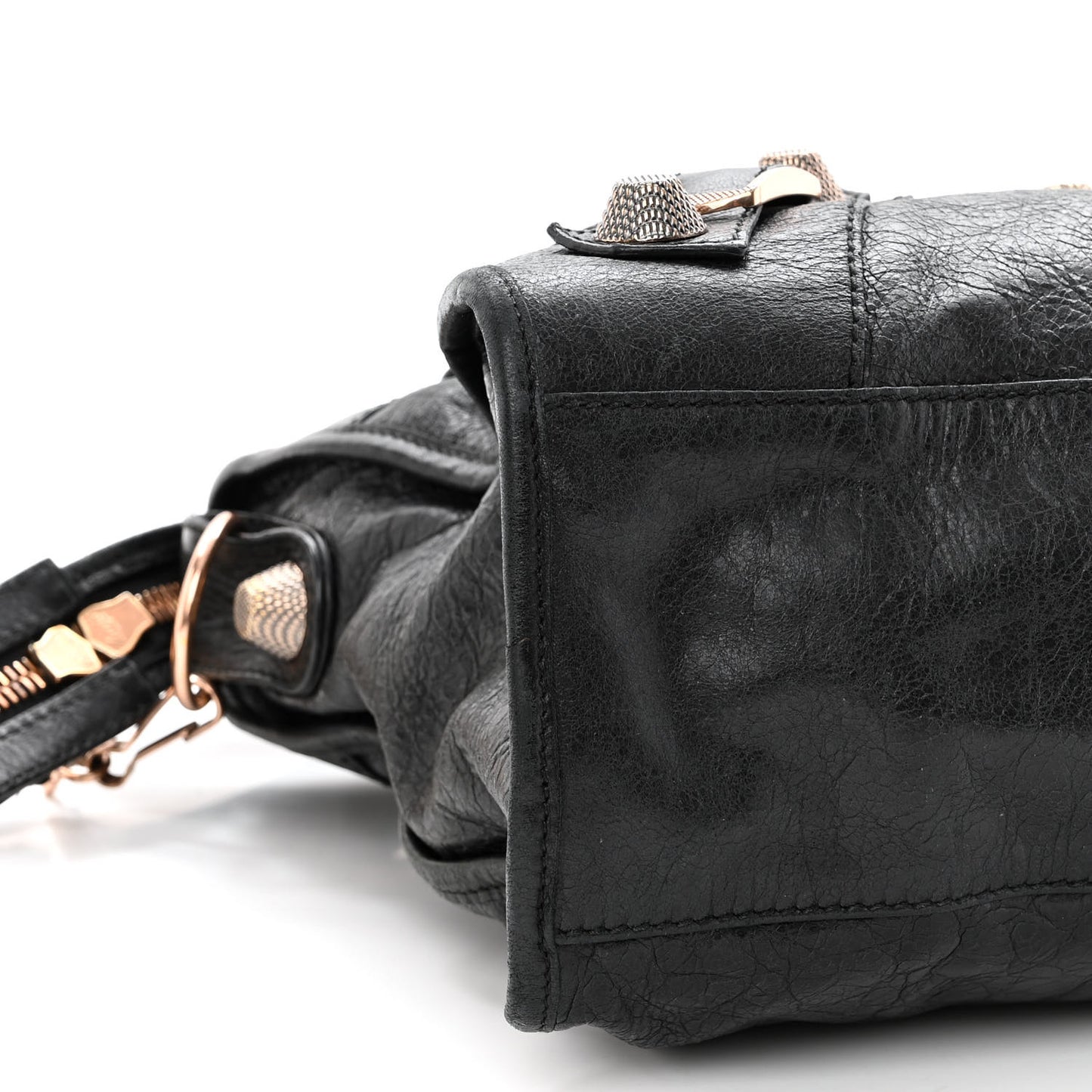 Agneau Giant 21 Rose Gold Hardware City Black