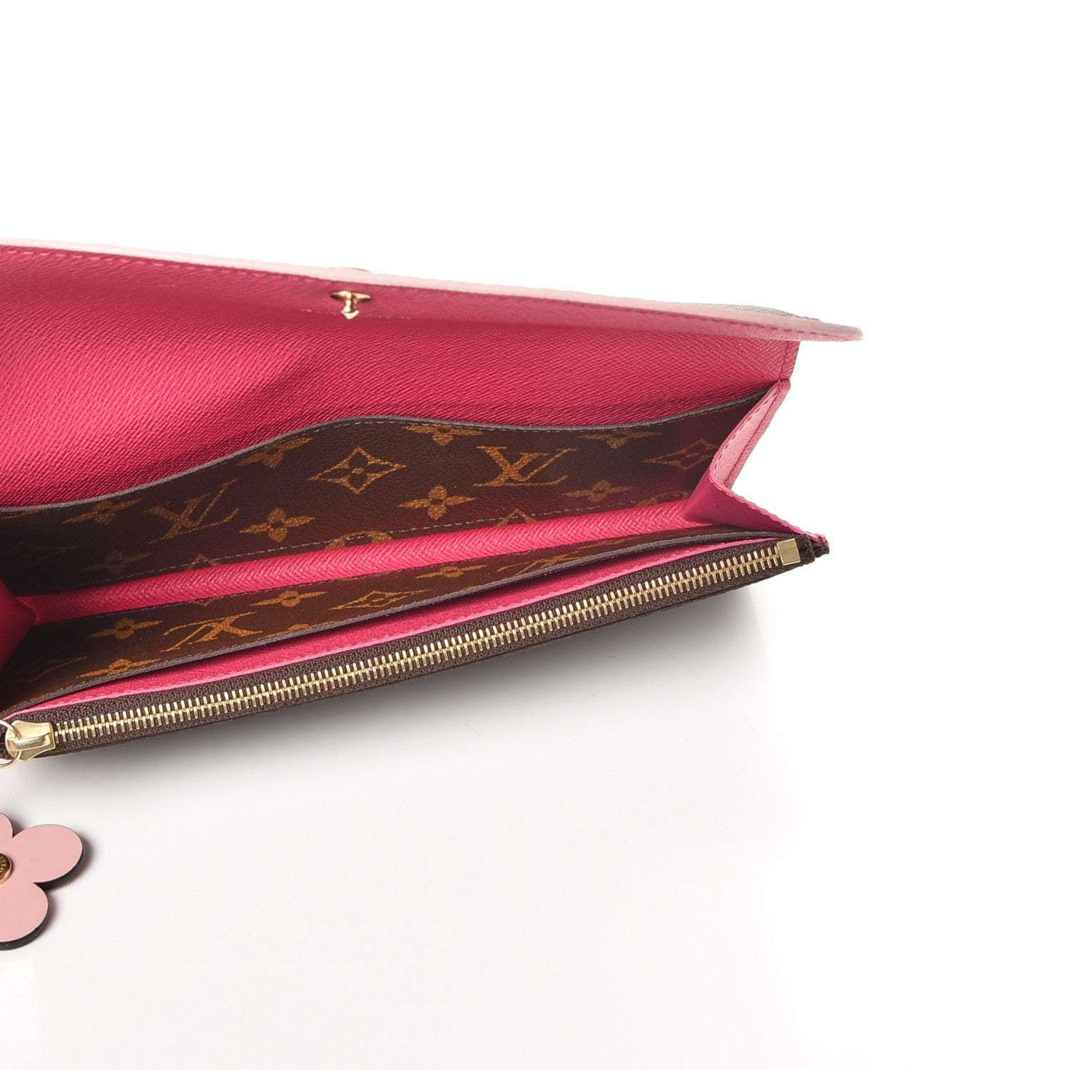 Louis Vuitton Monogram Bloom Flower Emilie Wallet 5 of 7