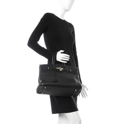Hermes Taurillon Clemence Birkin 35 Black 2 of 39