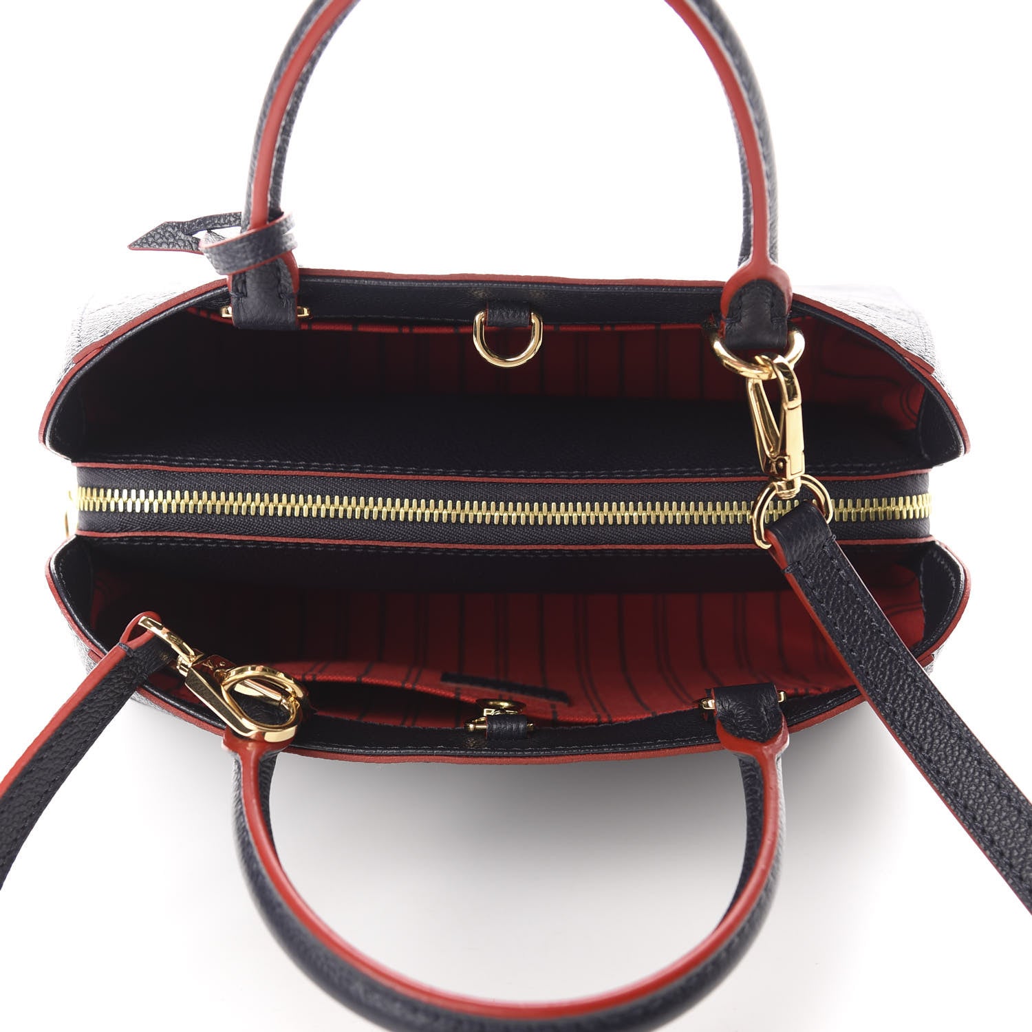 Louis Vuitton Empreinte Montaigne BB Marine Rouge 6 of 11