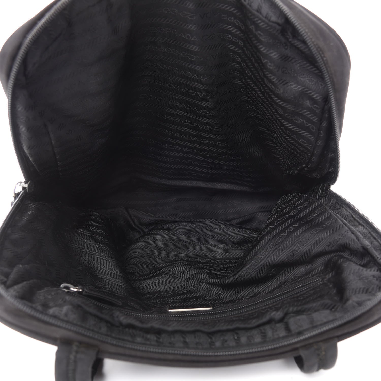 Prada Tessuto Nylon Shoulder Bag Black 5 of 10