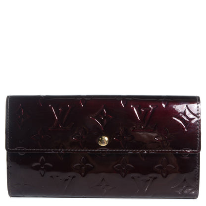 Louis Vuitton Vernis Sarah Wallet Amarante 1 of 7