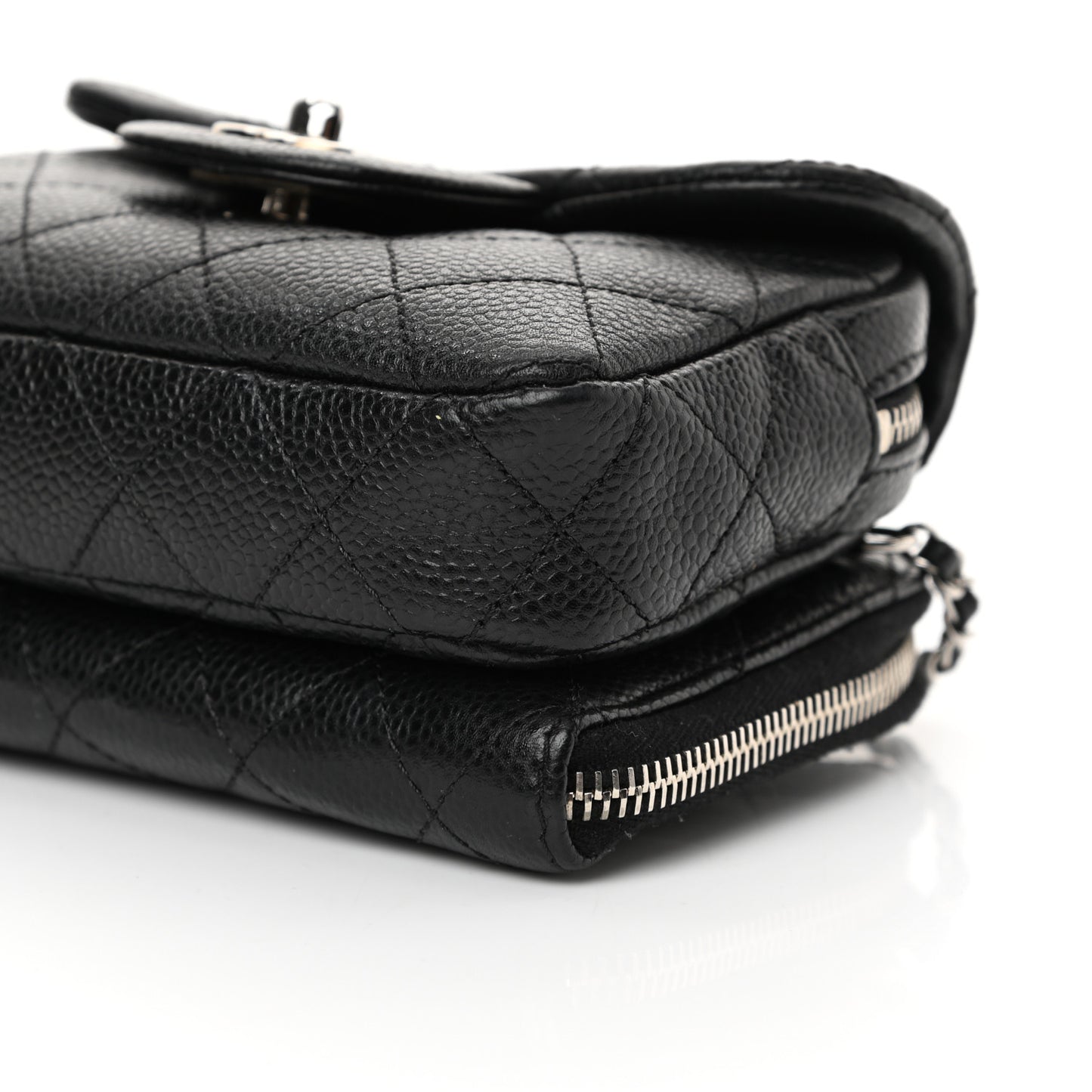 Caviar Quilted New Mini Flap Black
