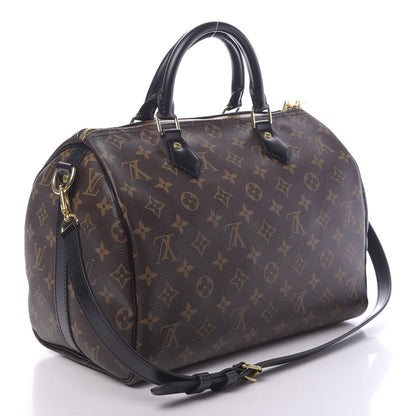 Louis Vuitton Monogram My World Tour Speedy Bandouliere 30 Black 3 of 11