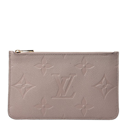Louis Vuitton Empreinte Monogram Giant Neverfull MM Pochette Tourterelle 1 of 9